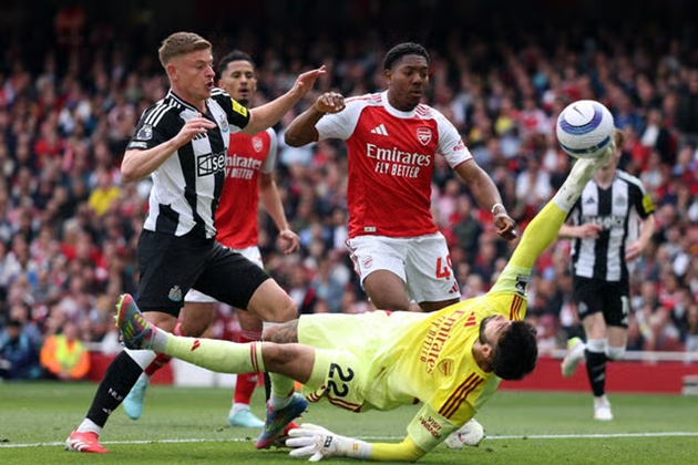 Arsenal đánh bại Newcastle 1-0 nhờ màn trình diễn xuất sắc của Declan Rice