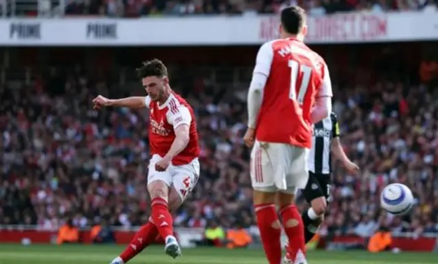 Arsenal đánh bại Newcastle 1-0 nhờ màn trình diễn xuất sắc của Declan Rice